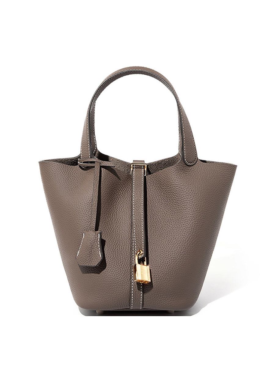 高見え TOGO本革 レディース バケツバッグ 親子仕様・大容量 SK33