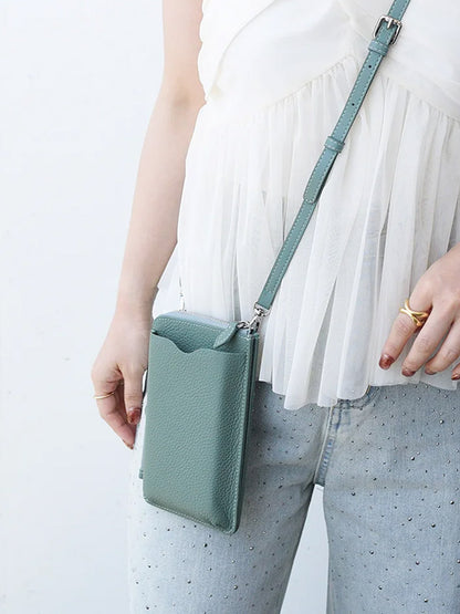 大人気 本革 レディース スマホショルダー財布 軽量・スマホ収納 SK34