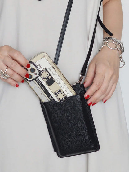 大人気 本革 レディース スマホショルダー財布 軽量・スマホ収納 SK34