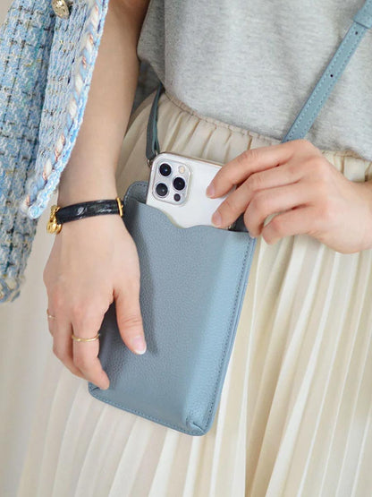 大人気 本革 レディース スマホショルダー財布 軽量・スマホ収納 SK34