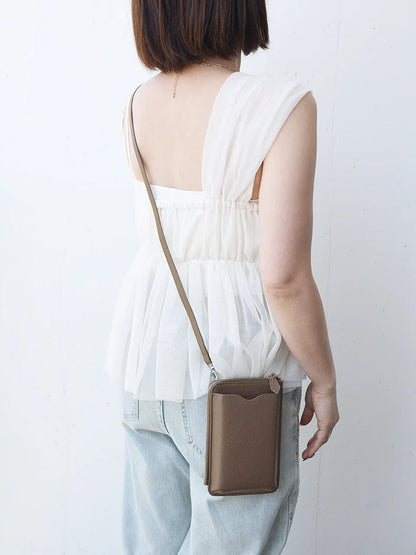 大人気 本革 レディース スマホショルダー財布 軽量・スマホ収納 SK34