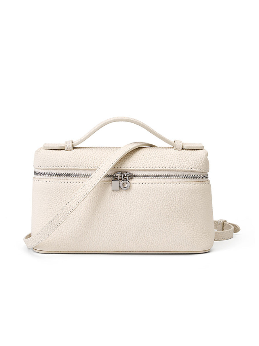 高見え 本革 レディース 3WAY ボックスバッグ 斜めがけ・手提げ SK35