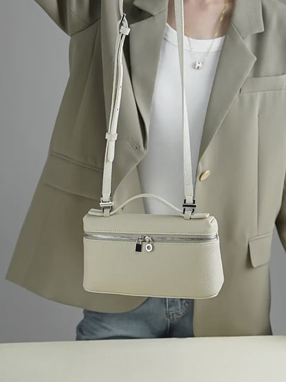 高見え 本革 レディース 3WAY ボックスバッグ 斜めがけ・手提げ SK35